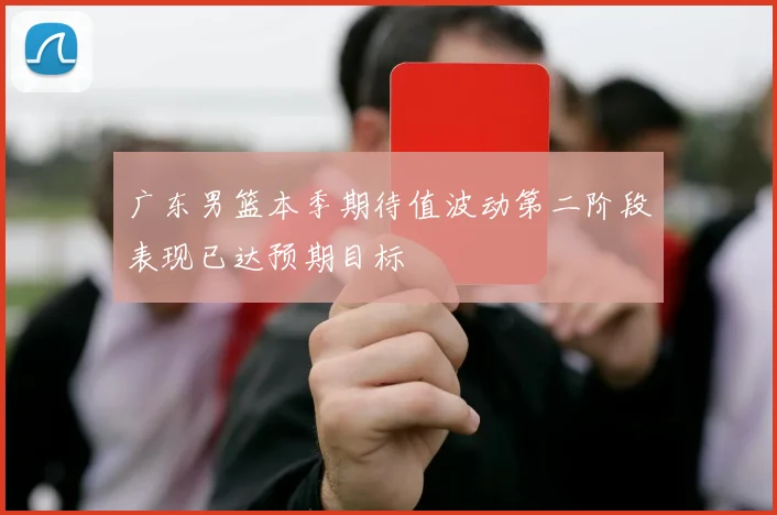 广东男篮本季期待值波动第二阶段表现已达预期目标